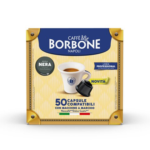 Capsule Caffè Borbone compatibili con Dolce Gusto® – conf. 50 pz miscela nera DGBNERA50N