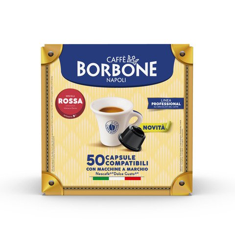 Capsule Caffè Borbone compatibili con Dolce Gusto® – conf. 50 pz miscela rossa DGBRED50N