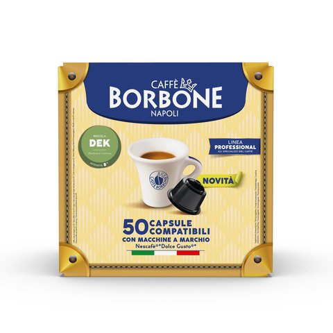 Capsule Caffè Borbone compatibili con Dolce Gusto® – conf. 50 pz miscela dek DGBDEK50N