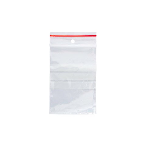 Buste trasp. chiusura grip in LDPE 50 _m Q-Connect con banda scrivibile – cont. alimentare – conf. 1000 pz – 7×10 cm