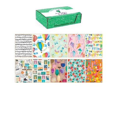 Carta regalo Kartos linea Fantasy 1 70×100 cm – conf. da 100 fogli in soggetti assortiti – 18338
