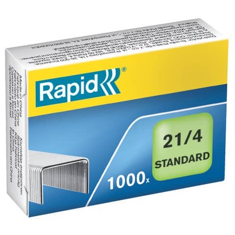 Punti metallici Rapid Standard 21/4  conf. da 1000 – 24867600