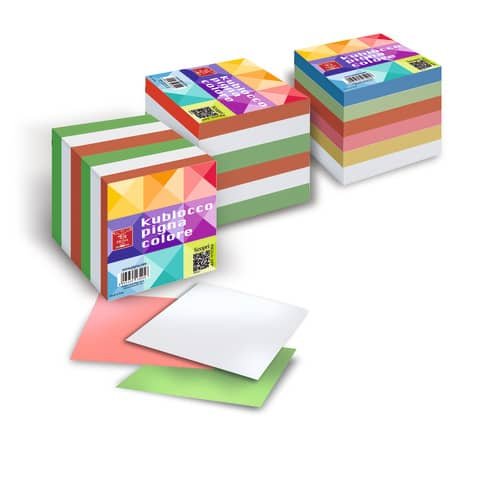 Blocco per appunti Kublocco 9x9x9 cm Pig multicolor – 073645800