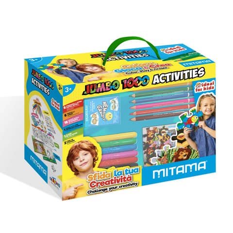 Scatola creativa Mitama Jumbo Box 1000 A contenuto 32 pezzi assortiti 62884