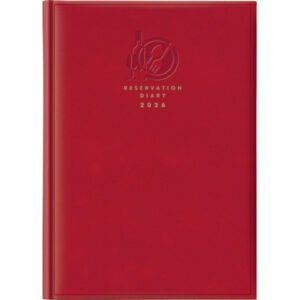 Agenda 2026 prenotazioni ristoranti A4 - copertina rossa 26-059501003C