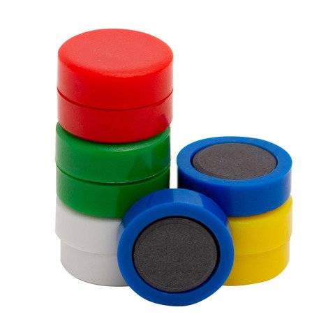 Magneti per lavagne bianche 20 mm Q-Conn conf. 10 pezzi – – KF02637