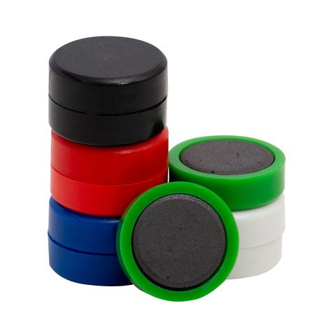 Magneti per lavagne bianche 25 mm Q-Conn conf. 10 pz – KF02643