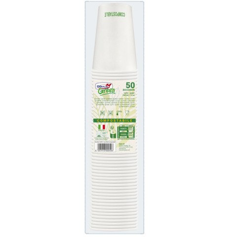 Bicchieri in carta compostabili Dopla Gr 33394