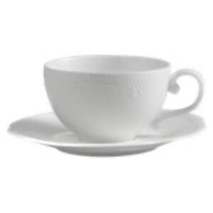 Set tazzine caffè porcellana con piatto 6 pz (120ml) ALESSIA Bianco