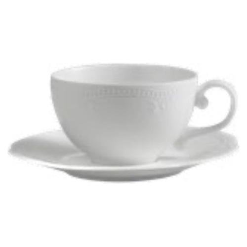 Set tazzine caffè porcellana con piatto 6 pz (120ml) ALESSIA Bianco