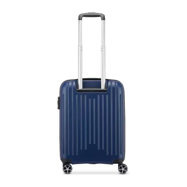 Trolley cabina rigido tg. S (40Lt) 4 ruote (40x20x55cm) ELECTRON 2.0 blu 41311323 - immagine 4