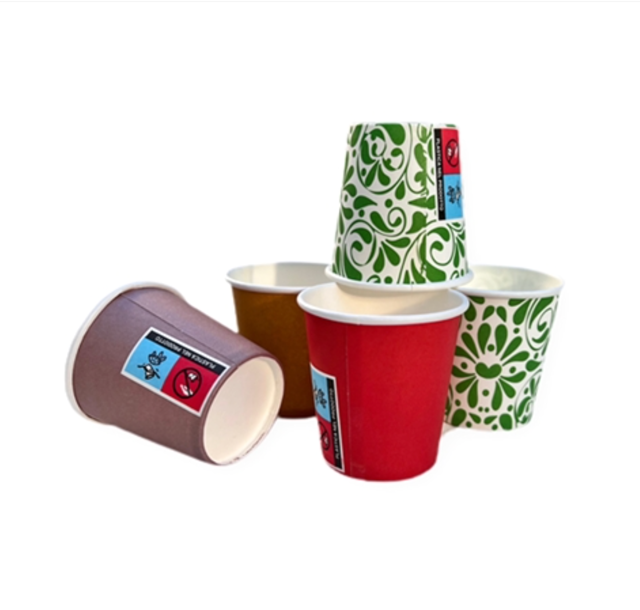 Bicchieri in Cartoncino 50ml Ideale per Caffè – 100% Riciclabili Confezione da 50 Pz