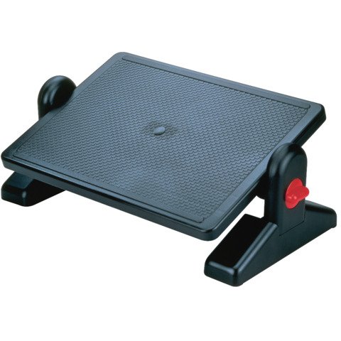 Poggiapiedi Q-Connect regolabile in altezza tra 11,5/18,5 cm – 45×31 cm – colore antracite – KF04525
