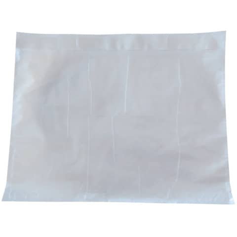 Busta Docufix portadocumenti trasparente senza scritta – 240×160 mm – conf. 250 pz – C5