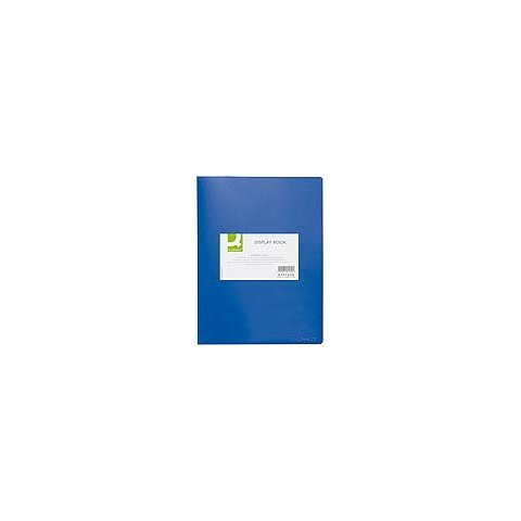 Portalistini in polipropilene con 40 tasche Q-Connect formato A4 – blu opaco – KF01259