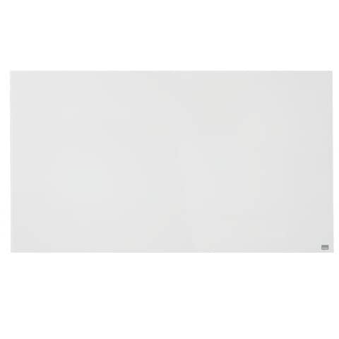 Lavagna bianca magnetica in vetro Nobo Diamond cancellabile 126,4×71,1 cm 1905177