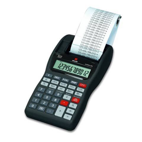 Calcolatrice scrivente da tavolo OLIVETTI Summa 301 EU con display LCD a 12 cifre nero – B4621 000