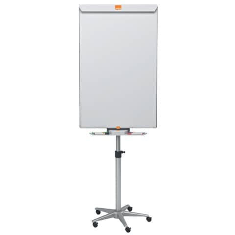 Portablocco magnetico a cavalletto Nobo Classic mobile in acciaio bianco 69×190 cm – 1902386