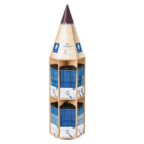 Espositore 576 matite Staedtler Mars Lumograph – gradazioni assortite – 100 VS4