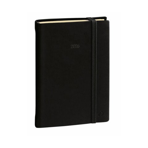 Agenda settimanale 2026 Quo Vadis Ministro Prestige Silk 16×24 cm nero 28651926MQ