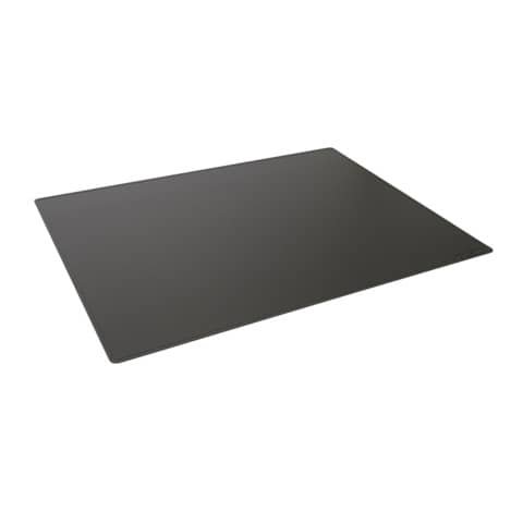 Sottomano Durable 65×50 cm con bordi arrotondati in PPL opaco nero – 7133-01