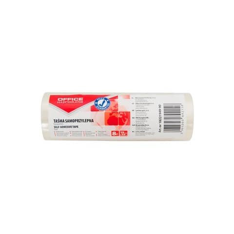 Nastro adesivo 19 mm x 33 m Office Products trasparente lucido – conf. da 8 nastri – 18221949-90