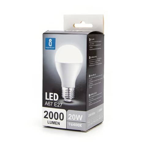 Lampadina LED A67 E27 20W – 2100 lumen Aigostar luce fredda B10105QNR