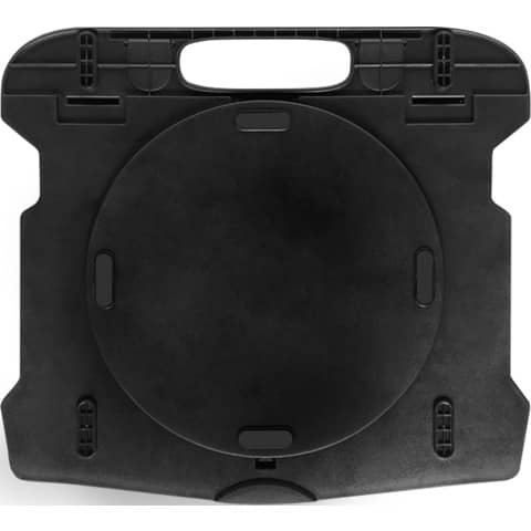 Supporto laptop con base rotante nero Q-Connect 25,5×1,8×28 cm KF14470