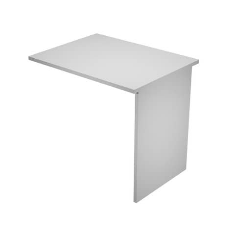 Allungo scrivania gamba pannello in melaminico in tinta 80x60xH.72 cm Presto grigio – ALL-PR-9