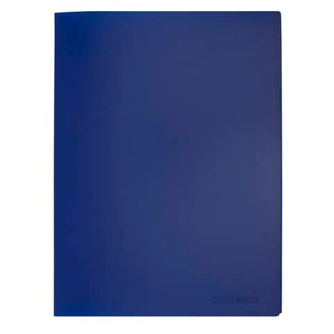 Portalistini in polipropilene con 30 tasche Q-Connect formato A4 – blu opaco – KF01255
