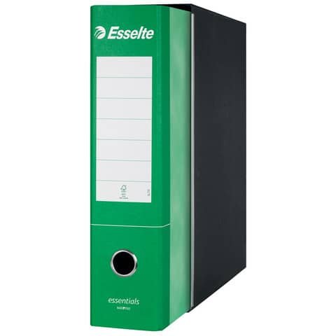 Registratore protocollo Esselte Essentials G75 23×33 cm dorso 8 cm verde chiaro – 390775600