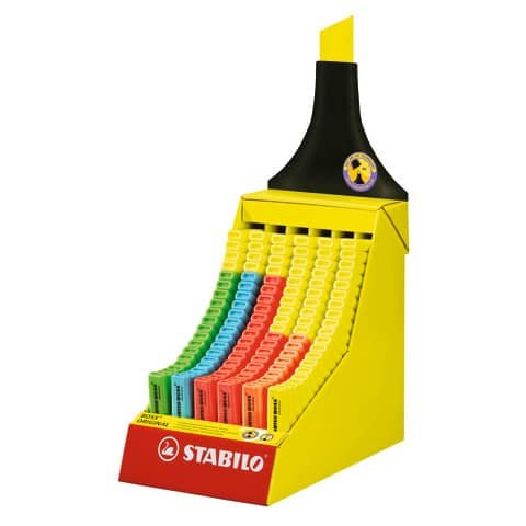 Espositore 300 evidenziatori Stabilo Boss Original 2-5 mm – colori assortiti – IT70/300