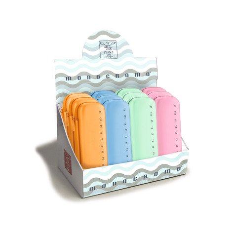 Espositore 12 astucci Pigna Monocromo Eva Collection colori assortiti – 0231206