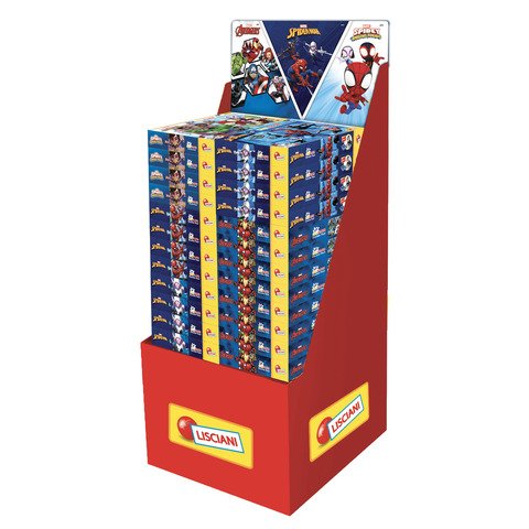 Espositore 36 puzzle Lisciani Marvel Double Face Supermaxi 6 soggetti assortiti – 100774