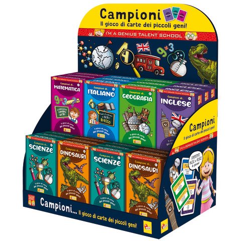Espositore 36 giochi in scatola Lisciani I’m a Genius assortiti 92888