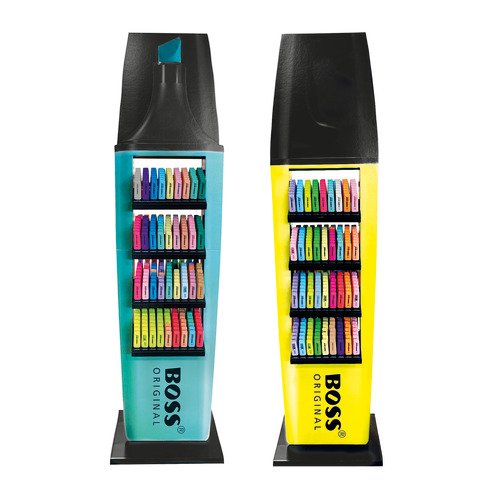 Espositore da terra 550 evidenziatori Stabilo Boss –  colori assortiti IT70/550-6