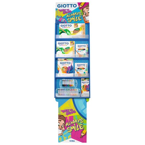 Espositore Kit 50 articoli Giotto di Natura Back To School 2024 – F960500