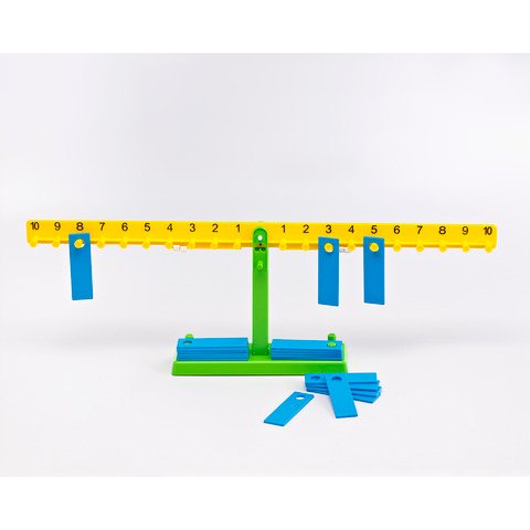 Bilancia dei numeri per bambini Commotion con 20 pesetti da 10 g ciascuno 53889