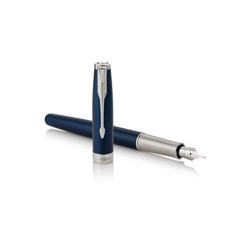 Penna stilografica Parker Sonnet Lacquer Blue 18K ”F” nero 1931533