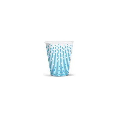 Bicchieri in carta e PE Dopla Green serigrafati ”BRIO” 250 ml / 9 oz bianco – conf. 50 pz – 42198