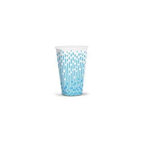 Bicchieri in carta e PE Dopla Green serigrafati ”BRIO” 350 ml /12 oz bianco – conf. 50 pz – 42199