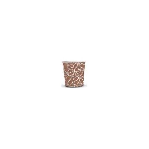 Bicchieri in carta e PE Dopla Green serigrafati ”MOKA” – 100 ml / 3 oz bianco – conf. 50 pz – 42195