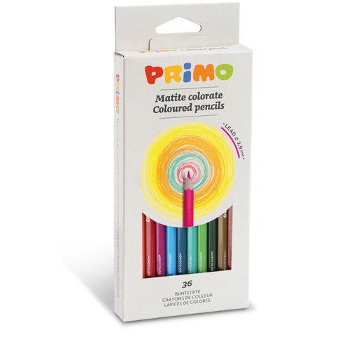 Matite colorate Primo – conf. 36 pz – colori assortiti 5021MAT36E