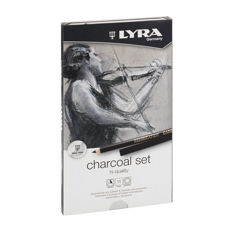 Set disegno Lyra Charcoal carboncini – 11 pezzi – in matita L2041112