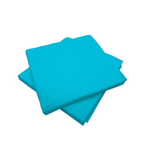 Tovaglioli monouso Le Nappage in airlaid carta a secco 40×40 cm conf. 50 pz turchese – 8120