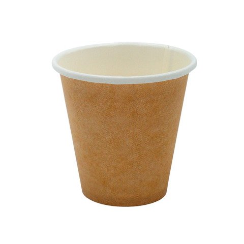 Bicchiere caffè in cartoncino kraft Le Nappage 120 cc – senza plastica conf. 50 pz – 61013RC