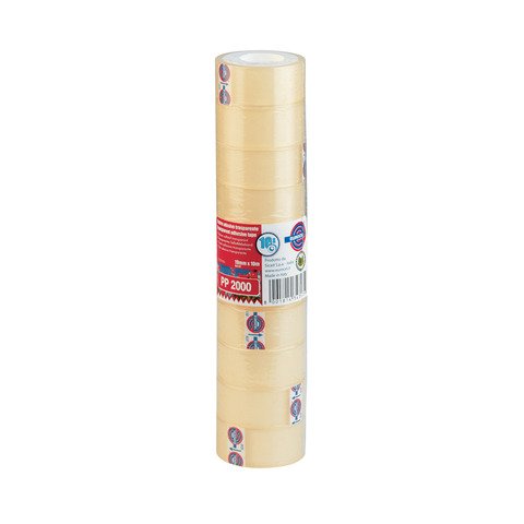 Nastro adesivo Eurocel Euro PP2000 conf. 10 pz – 19 mm x 10 m – 001092188