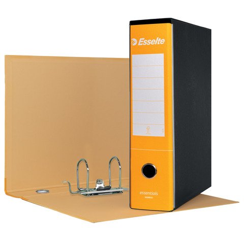 Registratore protocollo Esselte Essentials G75 23×33 cm dorso 8 cm giallo – 390775090