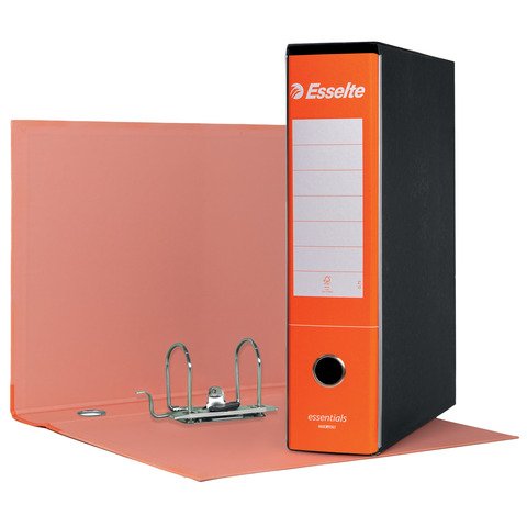 Registratore protocollo Esselte Essentials G75 23×33 cm dorso 8 cm arancione – 390775200