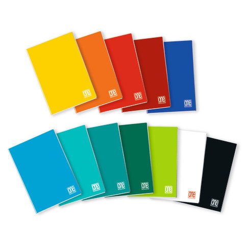 Maxi quaderni One Color A4 – 20 ff 80 g/m² – rigatura 4 mm – conf. 3 pz -1410003B002/9